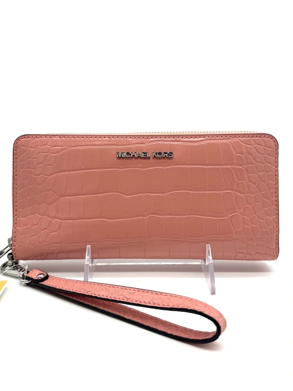 Michael Kors Travel Large Leather Continental Wallet - Primrose